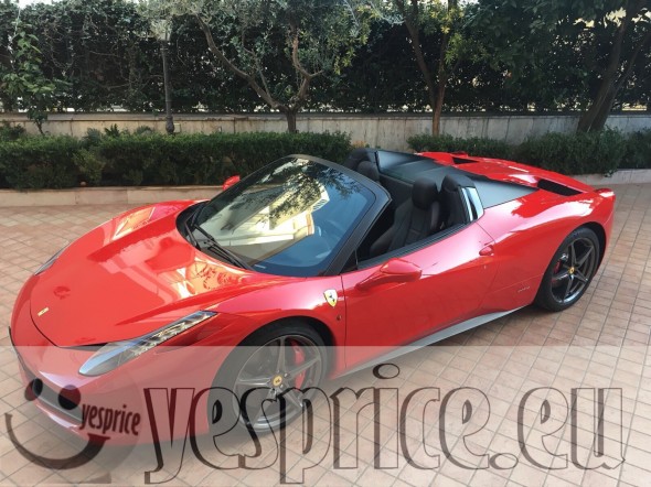 RUGGENTI e BLASONATE - FERRARI 458 SPIDER CAMPANIA WEDDING SERVICE da € 2300 - ALTRE REGIONI da convenire - SERVIZIO IN TUTTA ITALIA - Per RENT FREE previsto listino giornaliero RUGGENTI e BLASONATE - FERRARI 458 SPIDER CAMPANIA WEDDING SERVICE da € 2300 - ALTRE REGIONI da convenire - SERVIZIO IN TUTTA ITALIA - Per RENT FREE previsto listino giornaliero