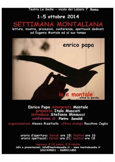 io e Montale...oltre la parola io e Montale...oltre la parola
